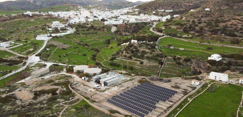 Η τεχνολογία της Sungrow υποστηρίζει με πράσινη ενέργεια την παραγωγή καθαρού νερού στην Κίμωλο