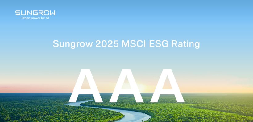 Η Sungrow κατακτά την ανώτερη βαθμίδα AAA στις αξιολογήσεις ESG της Morgan Stanley