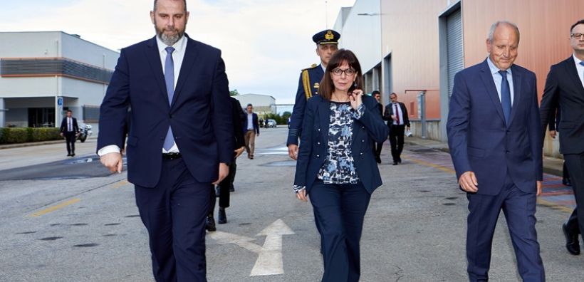Επίσκεψη της Προέδρου της Δημοκρατίας στη μονάδα ανακύκλωσης μπαταριών της SUNLIGHT στην Κομοτηνή