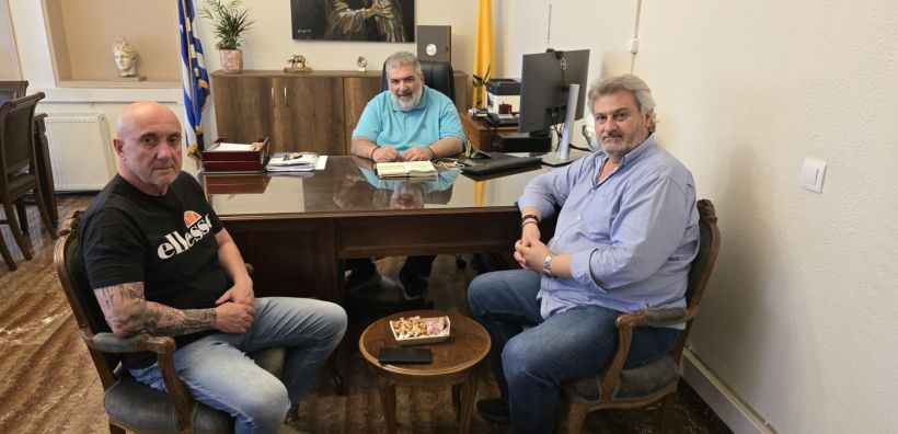 Με τον Δήμαρχο Εορδαίας συναντήθηκε το Προεδρείο του Σπάρτακου