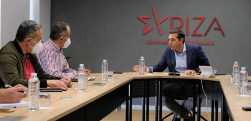 Τσίπρας στη συνάντηση με ΓΕΝΟΠ: Ο Μητσοτάκης εκχωρεί τη ΔΕΗ μέσα σε βαθιά ενεργειακή κρίση
