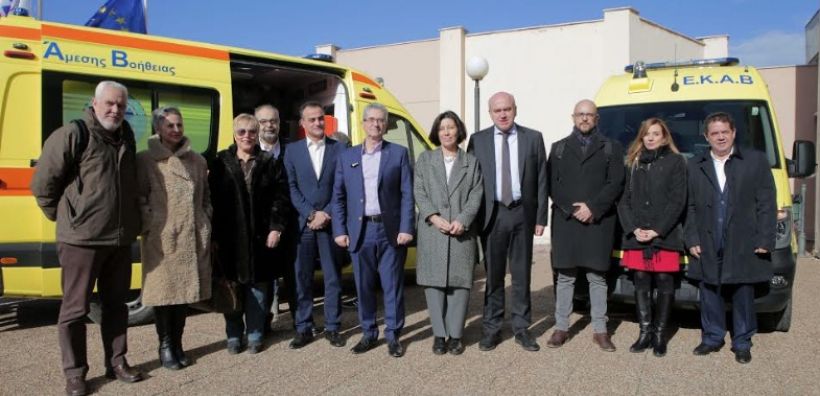 Χορηγία 20 ασθενοφόρων στο ΕΚΑΒ από τον ΤΑΡ