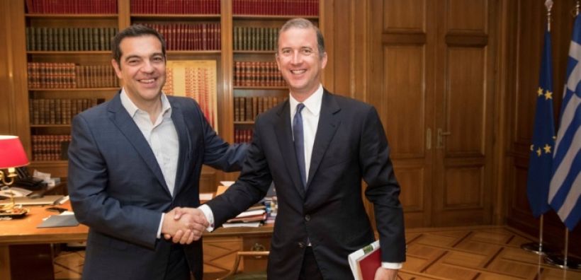 Τα σχέδια ανάπτυξης της SNAM για τον ΔΕΣΦΑ ανέλυσε στον πρωθυπουργό ο διευθύνων σύμβουλος, Μ. Αλβερά