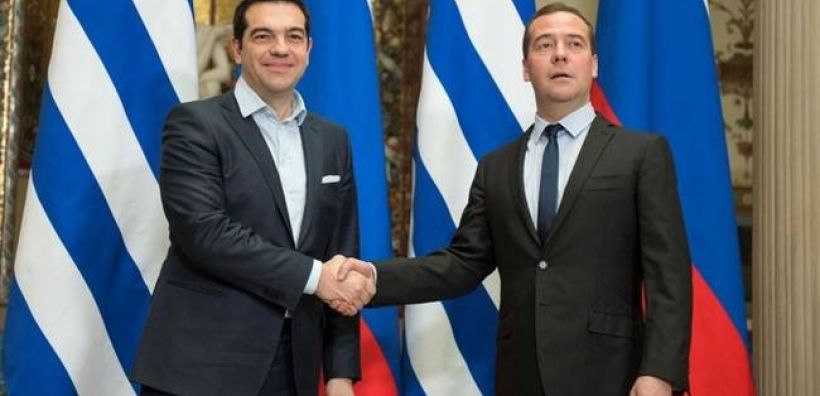 Για ζητήματα ενεργειακής συνεργασίας συζήτησαν Τσίπρας και Μεντβέντεφ