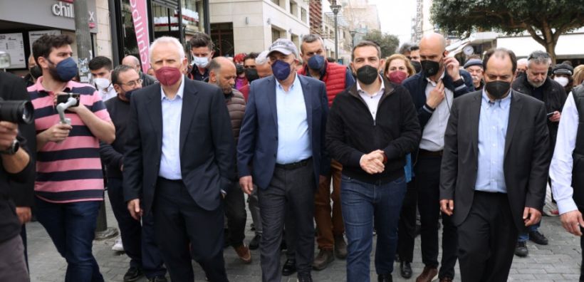 Τσίπρας από Ηράκλειο: Απαιτείται έκτακτο σχέδιο ενίσχυσης της κοινωνίας, όχι των καρτέλ