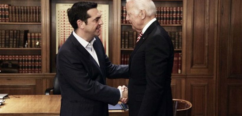 Για ενεργειακά και κυπριακό συζήτησαν Τσίπρας-Μπάιντεν στο Μαξίμου