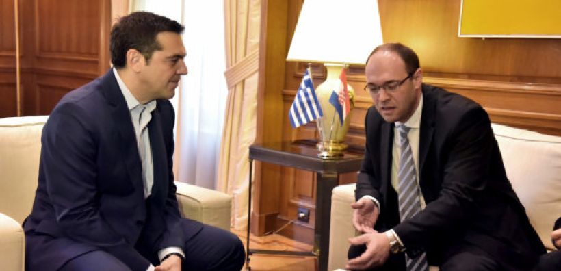 Μεταφορές, υποδομές και ενέργεια στο τραπέζι των συζητήσεων Τσίπρα με τον ΥΠΕΞ της Κροατίας