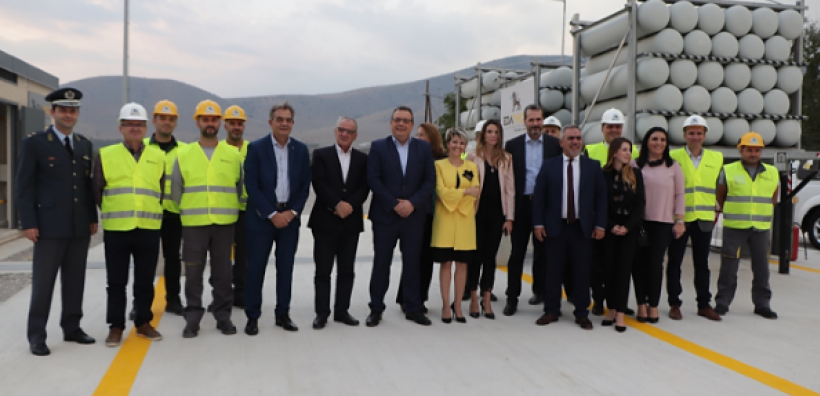 Εγκαινιάστηκε ο πρώτος σταθμός αποσυμπίεσης φυσικού αερίου  στον Τύρναβο Θεσσαλίας