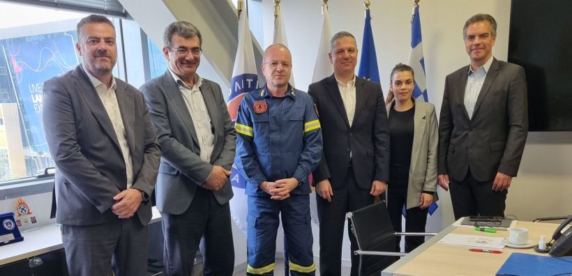 ΕΛΕΤΑΕΝ: Συνάντηση με τον Αρχηγό του Πυροσβεστικού Σώματος