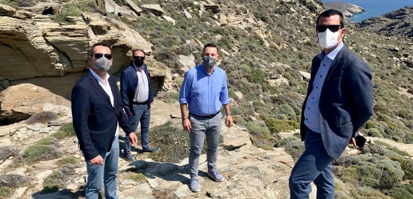 Υποσταθμός Υψηλής Τάσης στην Τήνο ενόψει διασύνδεσης - Επίσκεψη εργασίας της διοίκησης του ΑΔΜΗΕ