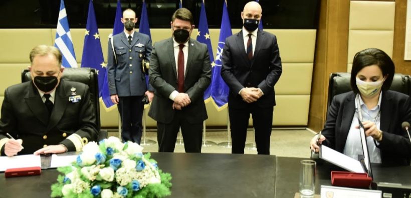 Υπογραφή Μνημονίου Συνεργασίας μεταξύ ΥΠΕΘΑ και Οργανισμού Φυσικού Περιβάλλοντος και Κλιματικής Αλλαγής