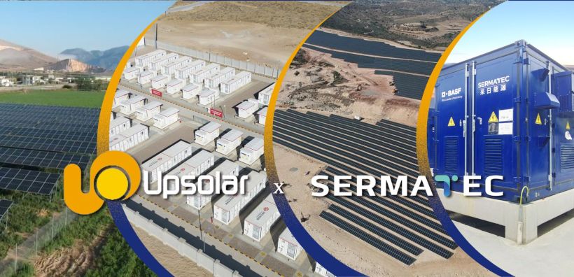 Σχηματισμός "Ισχυρής Συμμαχίας" από την Sermatec και την Upsolar για την προμηθεια Συστημάτων Αποθήκευσης Ενέργειας με Μπαταρίες