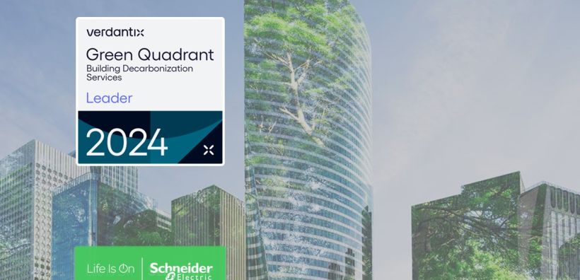 Η Schneider Electric αναγνωρίζεται ως πρωτοπόρος στη συμβουλευτική για την απανθρακοποίηση των κτιρίων από ανεξάρτητη εταιρεία ερευνών και συμβούλων