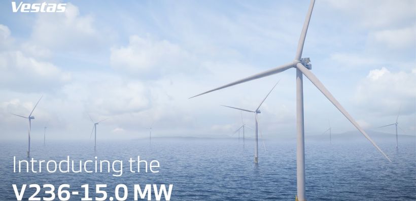 Στα 15 MW το νέο μοντέλο ανεμογεννήτριας της Vestas