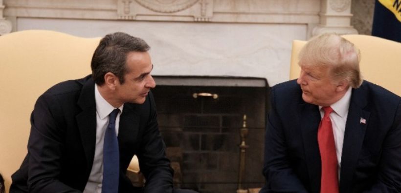 Tηλεφωνική επικοινωνία του Κυριάκου Μητσοτάκη με τον Ντόναλντ Τραμπ