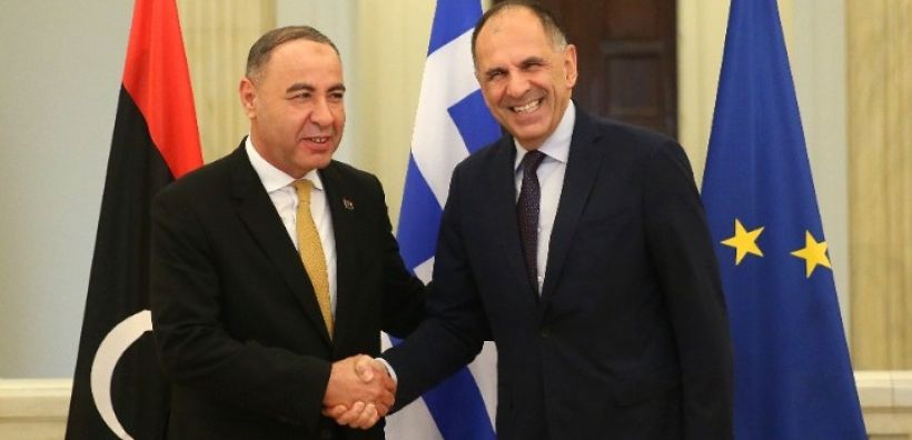 Εκκίνηση των διαβουλεύσεων για την οριοθέτηση ΑΟΖ Ελλάδας - Λιβύης κήρυξαν Γεραπετρίτης και Al Baour