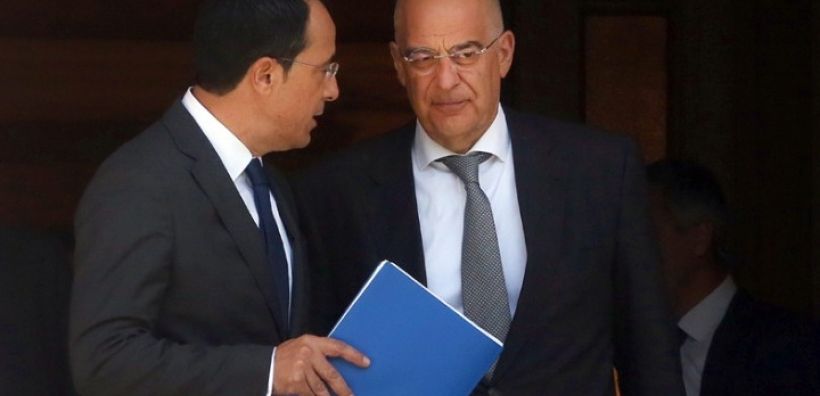 Οι εξελίξεις στην αν. Μεσόγειο στο επίκεντρο των επαφών του Ν. Δένδια στην Κύπρο