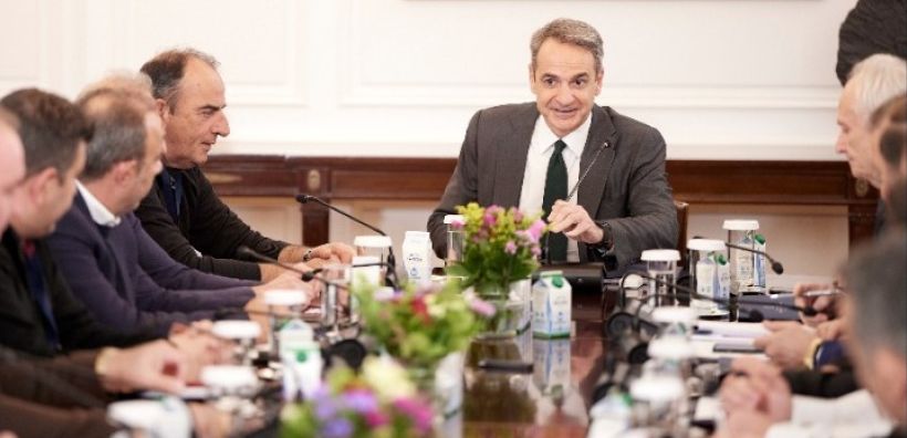 Μητσοτάκης προς αγρότες: Έχουμε αντιμετωπίσει ζητήματα που διαχρονικά έχετε θέσει, όπως η τιμή στο αγροτικό ρεύμα και ο ΕΦΚ στην αντλία