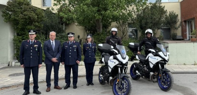 HELLENiQ ENERGY: Ενίσχυσε τη Διεύθυνση Τροχαίας Θεσσαλονίκης με δωρεά 2 καινούργιων μοτοσικλετών