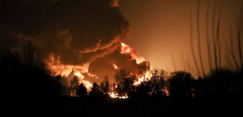 Ουκρανία: Διϋλιστήριο και αγωγός αερίου επλήγησαν από ρωσικές δυνάμεις