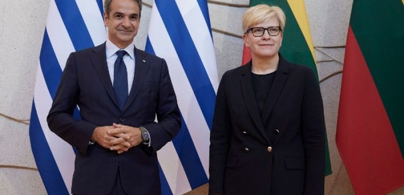 Επενδύσεις σε υποδομές, νέες τεχνολογίες και ΑΠΕ συζήτησε ο Κ. Μητσοτάκης στη Λιθουανία
