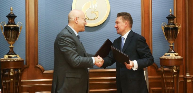 Μνημόνιο συνεργασίας Gazprom-Eni για τη νότια όδευση και το αέριο προς Ιταλία
