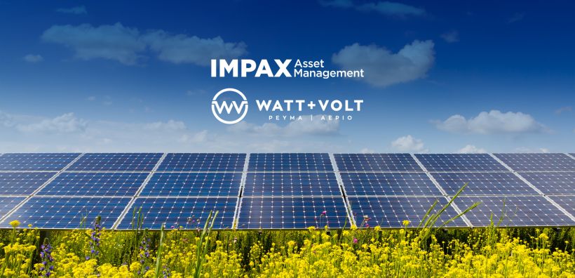 Κοινοπραξία WATT+VOLT και Impax Asset Management για την ανάπτυξη χαρτοφυλακίου Φωτοβολταϊκών Πάρκων στην Ελλάδα