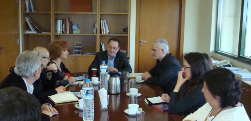 Για τις ΑΠΕ μίλησαν Λαφαζάνης και Τσιρώνης με την αντιπροσωπεία του Ευρωπαϊκού Πράσινου Κόμματος