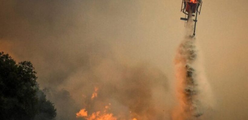  Χωρίς ενεργό μέτωπο η φωτιά στην Κέρκυρα κοντά στον υποσταθμό της ΔΕΗ