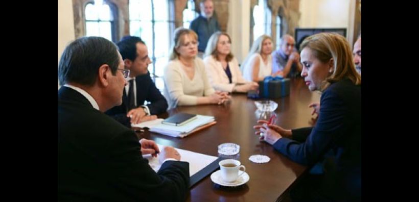 Ενέργεια και Κυπριακό στη συνάντηση Αναστασιάδη - ΕΣΗΕΑ