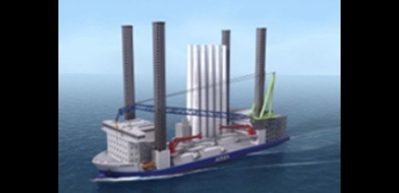 Η A2SEA κατασκευάζei jack-up σκάφος για υπεράκτιες ανεμογεννήτριες