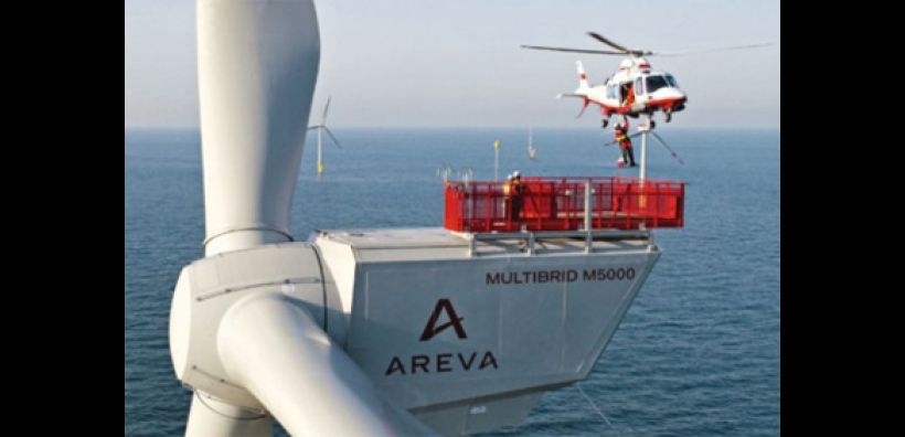 Νέες υπεράκτιες ανεμογεννήτριες από την Areva για μεγαλύτερες αποδόσεις