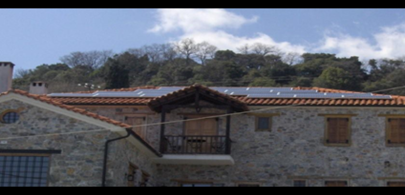 Φωτοβολταϊκό 9,84KW σε παραδοσιακό ξενώνα από την Aspel