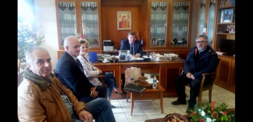 Συνάντηση Δημάρχου Καλαμπάκας με ΕΔΑ ΘΕΣΣ για την πορεία των έργων
