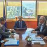 Συνάντηση Χατζηδάκη  με τον πρύτανη του ΕΚΠΑ Μελέτιο- Αθανάσιο Δημόπουλο