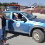 Εκπρόσωποι των εργαζομένων της ΔΕΗ κοντά στους μετανάστες