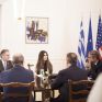 Συνάντηση Μητσοτάκη με τους υπουργούς των ΗΠΑ, Ντ. Μπέργκαμ και Κρ Ράιτ - Η Ελλάδα πύλη εισόδου του αμερικανικού LNG στην Ευρώπη