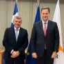 Συνάντηση Σκυλακάκη με τον Κύπριο ομόλογό του - Έπεται υπογραφή Μνημονίου Συναντήληψης για την ηλεκτρική διασύνδεση των δύο χωρών