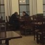 Συνάντηση Βαρουφάκη - Λαφαζάνη στο καφενείο της Βουλής