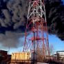 Πυρκαγιά σε δεξαμενή πετρελαίου της Gazprom Neft Shelf