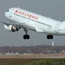 Ένα A319 στον αέρα με τηγανόλαδο