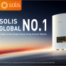 Η Solis κατατάσσεται παγκόσμιος ηγέτης στην αγορά αντιστροφέων String μίας φάσης
