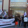 Διαμαρτυρία του ΣΕΕΕΝ στο συνέδριο «Μετάβαση των Βαλκανίων στην Καθαρή Ενέργεια» στο εκθεσιακό κέντρο στα Κοίλα