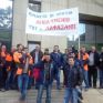 Συγκέντρωση δασεργατών του μεταλλείου στις Σκουριές έξω από το ΥΠΑΠΕΝ