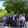 Επίσκεψη στο ακάλυπτο τμήμα  του  Ιλισού στο κέντρου της Αθήνας από τον Υφυπουργό Περιβάλλοντος Γιώργο Δημαρά