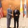 Στα κεντρικά γραφεία της Chevron ο Χριστοδουλίδης: Εθνική προτεραιότητα η αξιοποίηση του κοιτάσματος «Αφροδίτη»