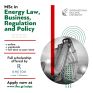 Αιτήσεις για το Μεταπτυχιακό Πρόγραμμα "MSc in Energy law, Business, Regulation and Policy" του Διεθνούς Πανεπιστημίου της Ελλάδος