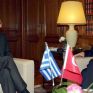 Θετικά αποτιμάται η συνάντηση Σαμαρά-Νταβούτογλου