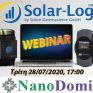 Online NanoDomi - Solar Log Webinar στις 28/7