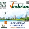 Η QLEEN HELLAS με την LEHMANN KG στην 5η Διεθνή έκθεση VERDE TEC 2023 στις 17-19 Μαρτίου
